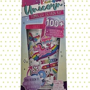 Rainbow Unicorn Tumbler Design Kit - Pink